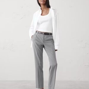 Banana Republic Women's Gray Straight Leg Pants